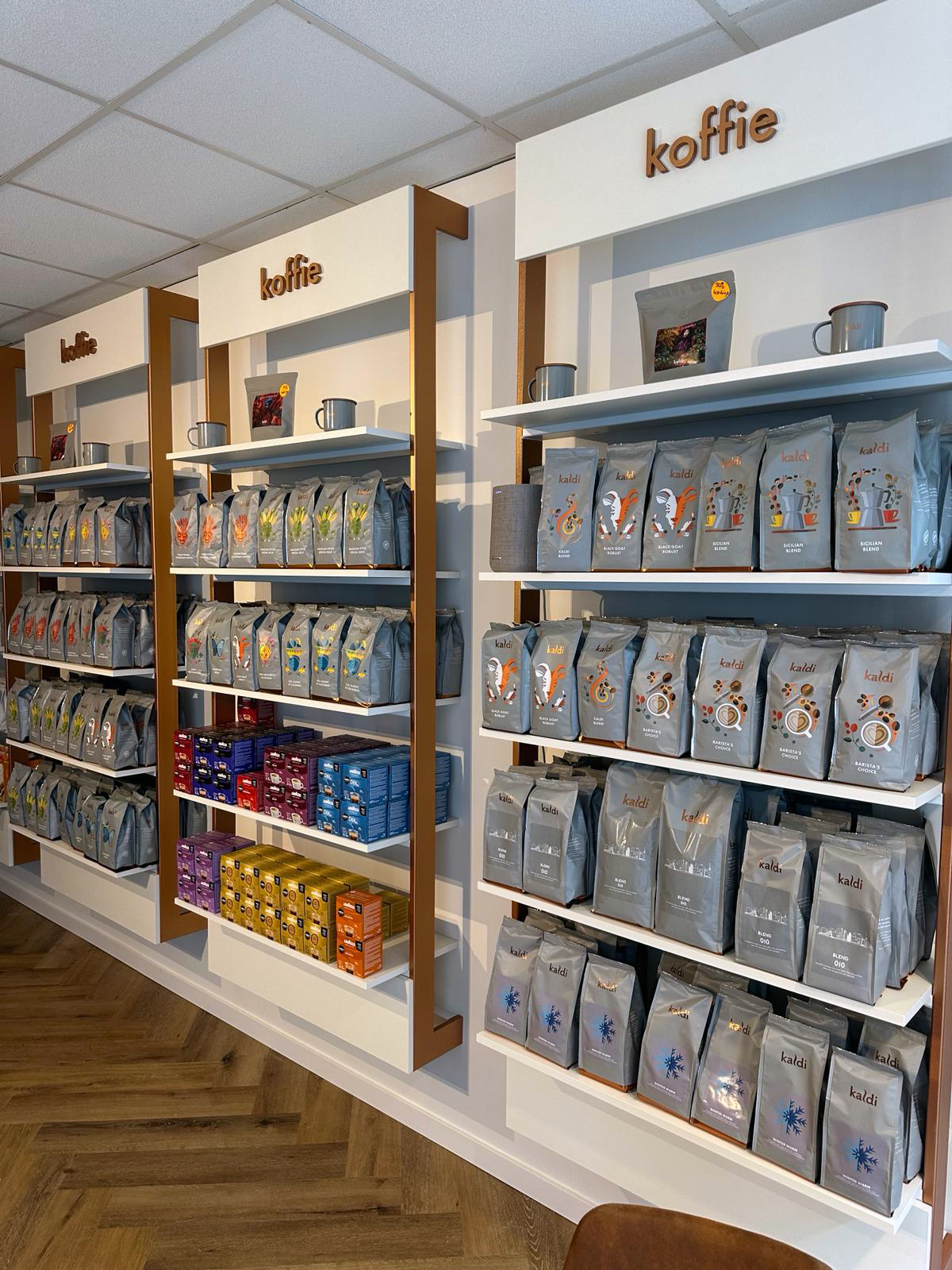 Kaldi Spijkenisse vernieuwing interieur