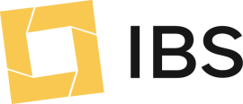 Geel en zwart logo van Isatis Business Solutions met de initialen IBS.