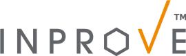 INPROVE-logo met een oranje vinkje boven de letter V en een handelsmerk-symbool.