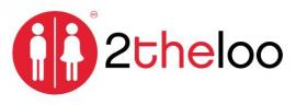 Logo van 2theloo met iconen van een man en vrouw in rood en wit.