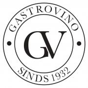 Rond logo van Gastrovino met de letters GV centraal en de tekst Sinds 1932 aan de onderzijde.