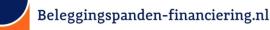 Logo van Beleggingspanden-financiering.nl met een blauwe en oranje halve cirkel links van de tekst.