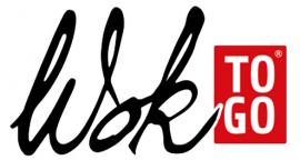 Wok TO GO-logo in zwarte en rode letters op een witte achtergrond.