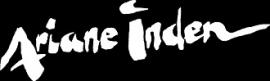 Logo van Ariane Inden in witte letters op een zwarte achtergrond.