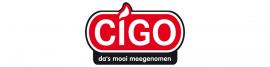 CIGO-logo met de slogan da's mooi meegenomen in rood en zwart ontwerp.