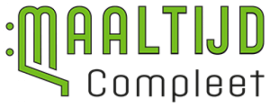 Logo van Maaltijd Compleet met groene en zwarte tekst.