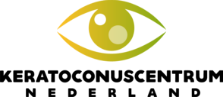 Logo van Keratoconuscentrum Nederland met een gestileerd oog en tekst.