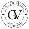 Rond logo van Gastrovino met de letters GV centraal en de tekst Sinds 1932 aan de onderzijde.