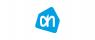 Blauw logo van Albert Heijn met witte letters ah op een zeshoekige achtergrond.