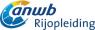 ANWB Rijopleiding logo met gestileerd kompas-beeldmerk en blauwe tekst.
