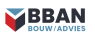 Logo van BBAN met tekst Bouw Advies en een rood-blauw gestileerd bouwicoon.