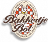 Logo van Bakkertje Bol met een chef-illustratie en de tekst Met zorg gebakken, de lekkerste van Brabant.
