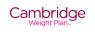 Cambridge Weight Plan logo met paarse en roze tekst op een witte achtergrond.