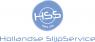 Logo van Hollandse SlijpService met een blauwe cirkel en de tekst HSS Since 1795.