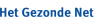 Het logo van Het Gezonde Net in blauwe letters tegen een witte achtergrond.