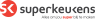 Logo van Superkeukens met rode cirkel en initialen SK, en de slogan Alles om jou super blij te maken.