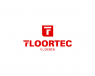 Rood Floortec-logo met gestileerde letter 'F' en het woord 'Vloeren' eronder.