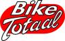 Het logo van Bike Totaal met witte letters op een rode ovale achtergrond.