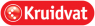 Kruidvat-logo met witte tekst op een rode achtergrond en een rood-wit symbool links.