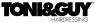 TONI&GUY logo met de woorden Hairdressing eronder in een strakke, moderne typografie.