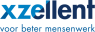 Logo van Xzellent met de slogan voor beter mensenwerk.