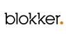 Blokker-logo met zwarte tekst en een oranje stip op een witte achtergrond.