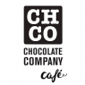 Logo van The Chocolate Company Café met de tekst CHCO in een zwart-wit ontwerp.