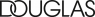 Douglas logo met zwarte letters op een witte achtergrond.