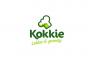 Logo van Kokkie met een groene koksmuts en de tekst Lekker & gezellig.
