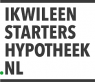 Logo van ikwileenstartershypotheek.nl met de tekst op een wit vierkant.
