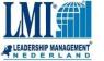 Logo van Leadership Management Nederland met LMI en gestileerde wereldbol.