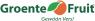 Groente&Fruit logo met groene en oranje kleuraccenten en de slogan Gewóón Vers!.