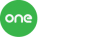 One Mobility logo met een groen cirkelvormig embleem en de tekst 'one' erin.