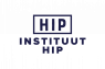 Logo van Huiswerkinstituut HIP met tekst HIP in een rechthoek en daaronder de woorden Instituut HIP.