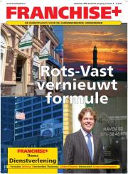 Franchise+-cover over september 2005 met thema dienstverlening en artikel over Rots-Vast formulevernieuwing.